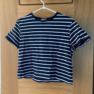 ARITZIA Community striped crop top